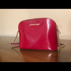 MK crossbody bag in red
